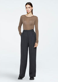 Broek Lunay - Dark Grey Melange