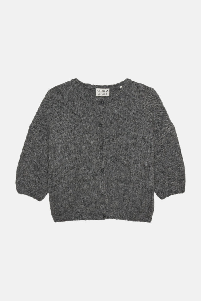 Vest Button Up - grey melange