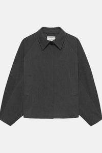 Jas Cape - Dark Grey Melange