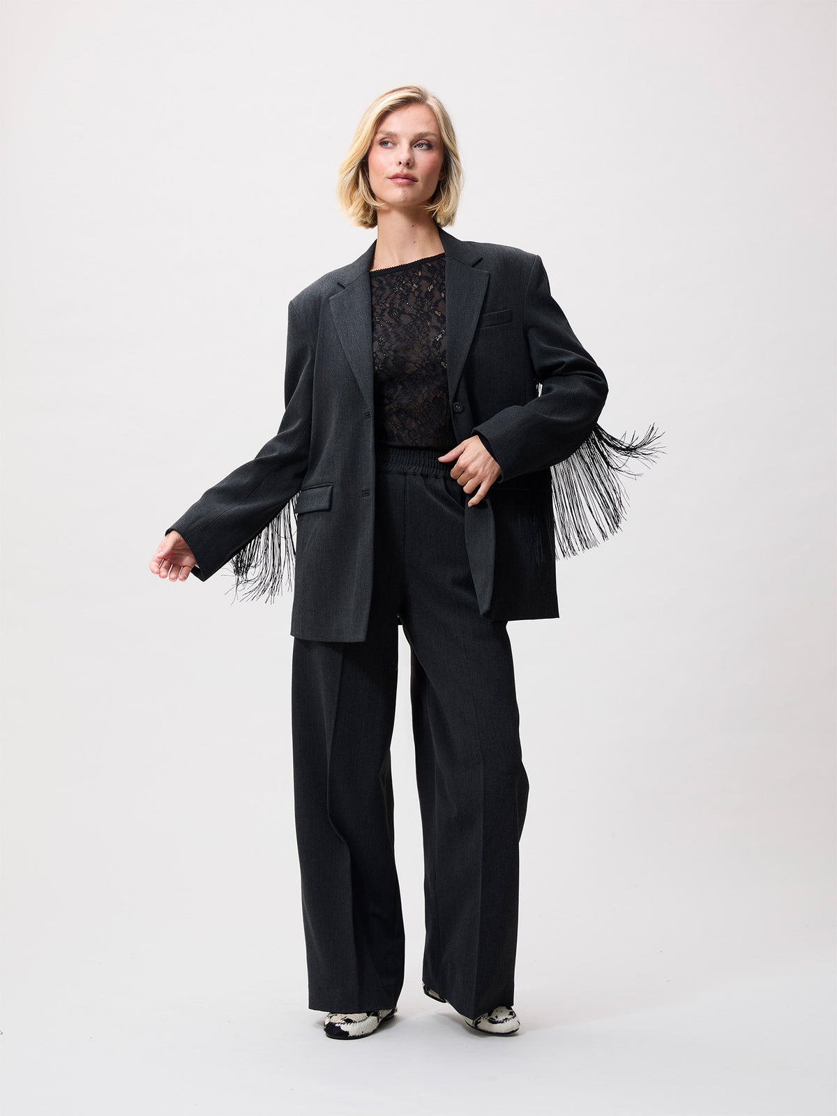 Broek Jogger - Grey Melange