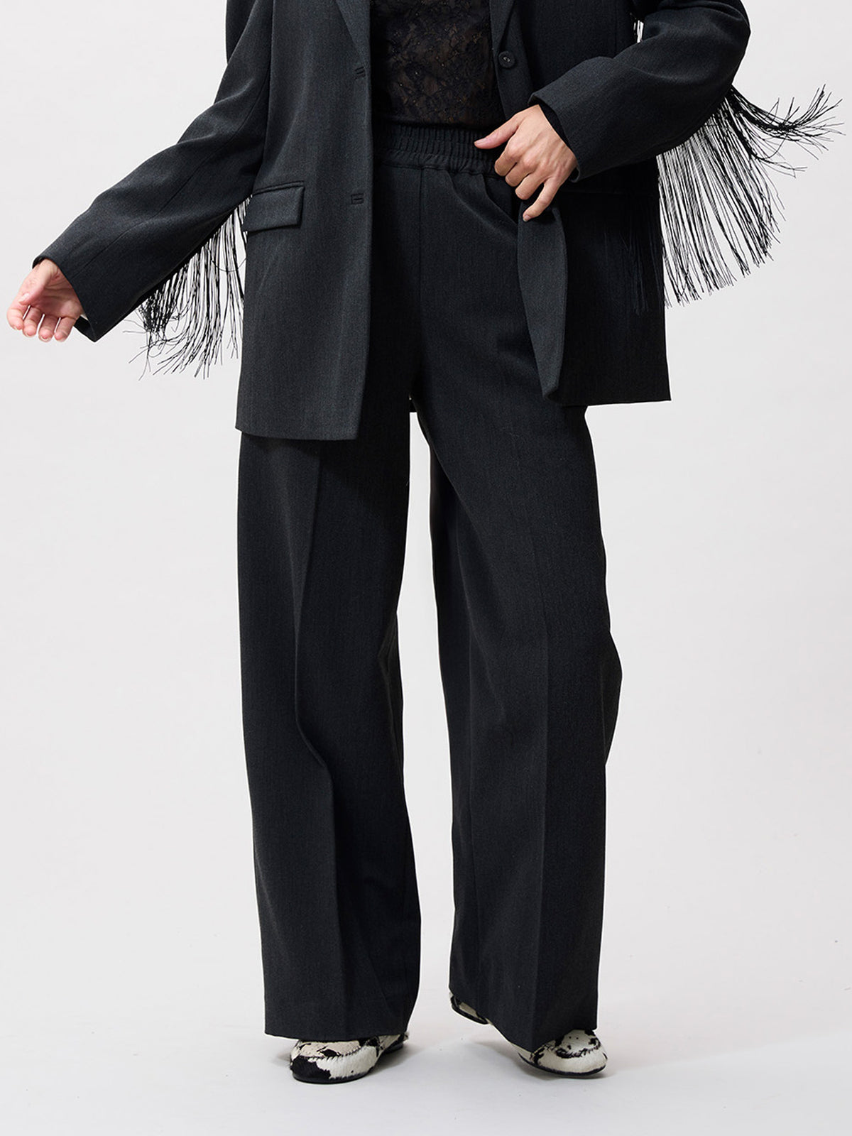 Broek Jogger - Grey Melange