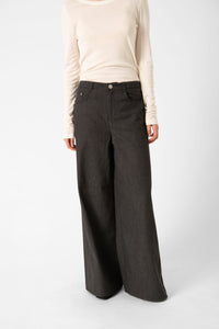 Kesja Zianna Jeans - Black Denim Stripes