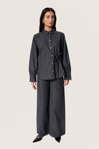 Kesja Helen Shirt - Black Denim Stripes