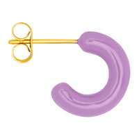 Oorsteker Color Hoop Chunky - paars