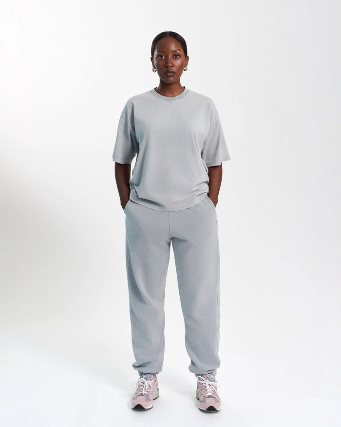T-shirt Oversized Organic - misty brown