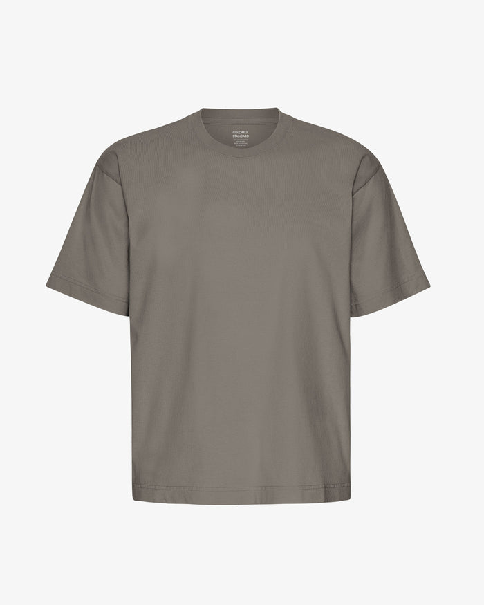 T-shirt Oversized Organic - misty brown