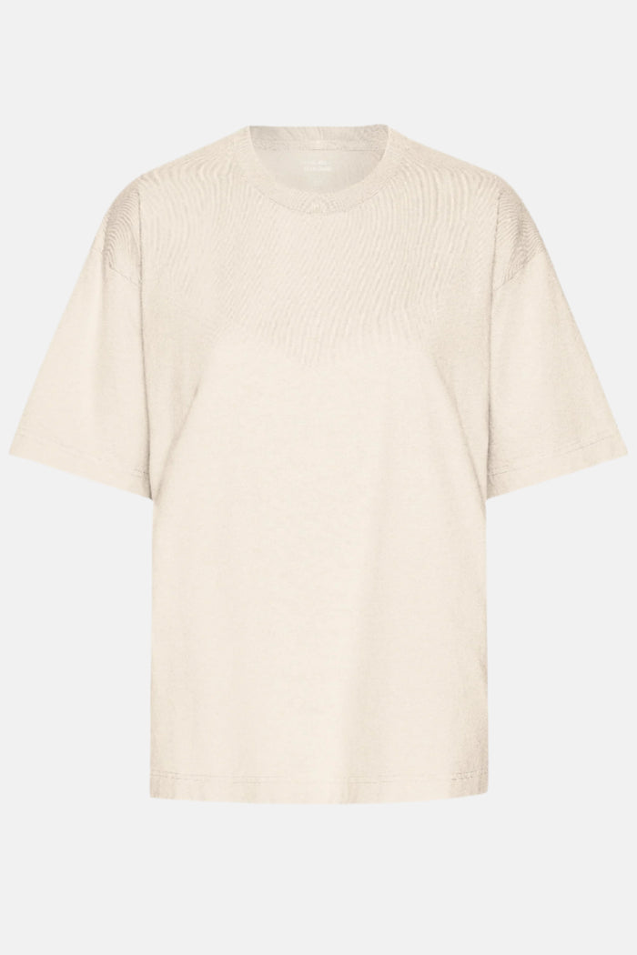 T-shirt Oversized Organic - ivory white