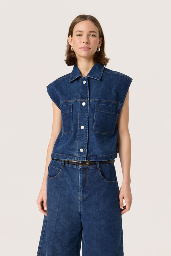 Vest Calianna - donkerblauw