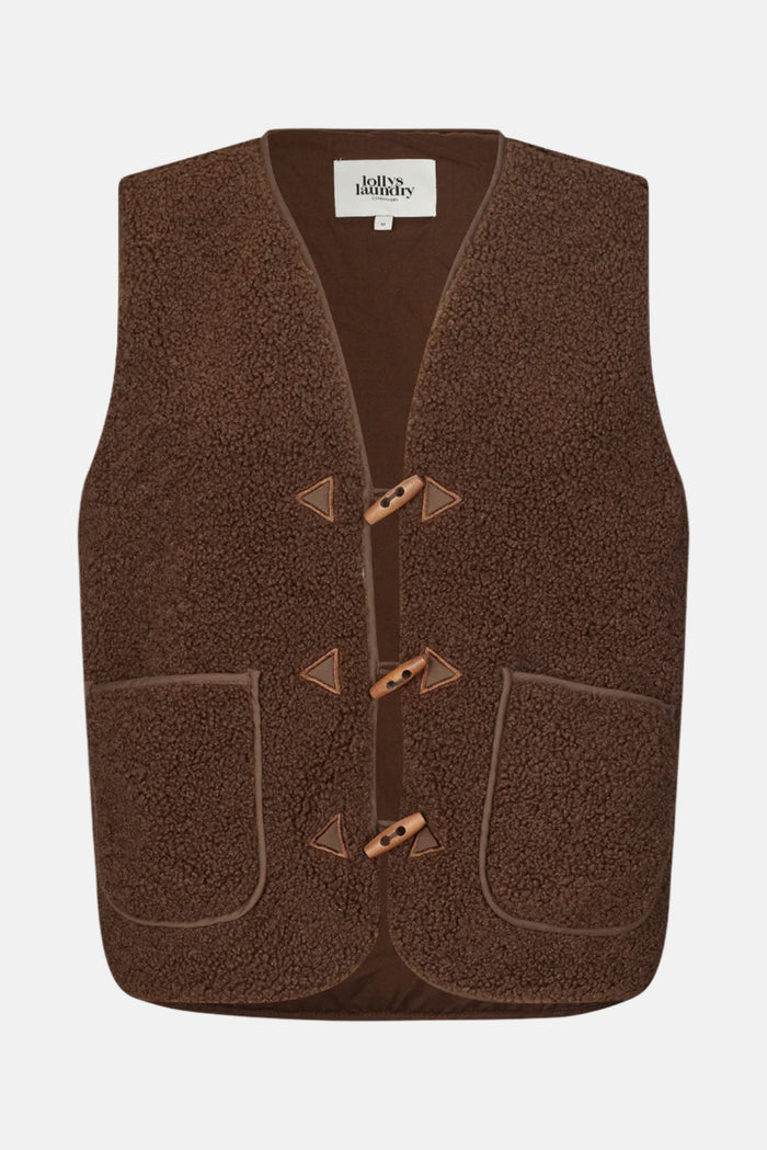 Vest Hugo - donkerbruin