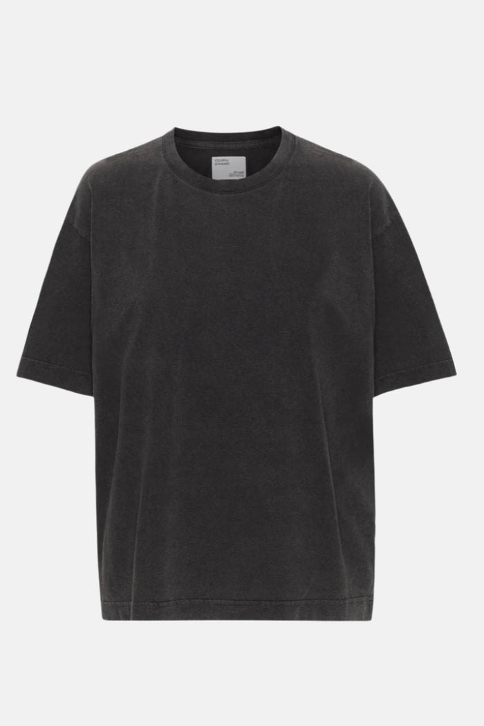T-shirt Oversized Organic - faded black