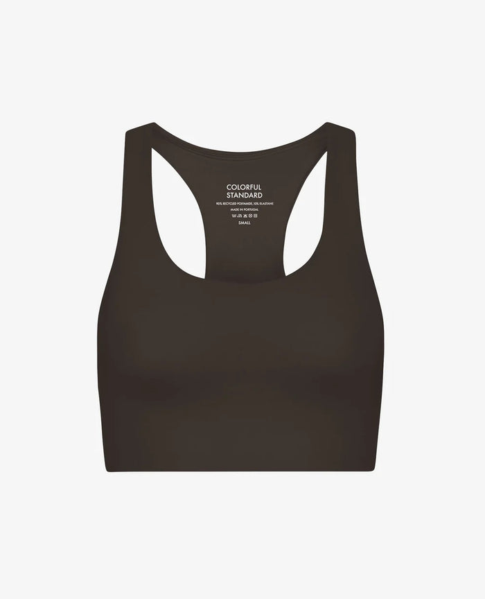 Top Active Cropped bra - coffee brown