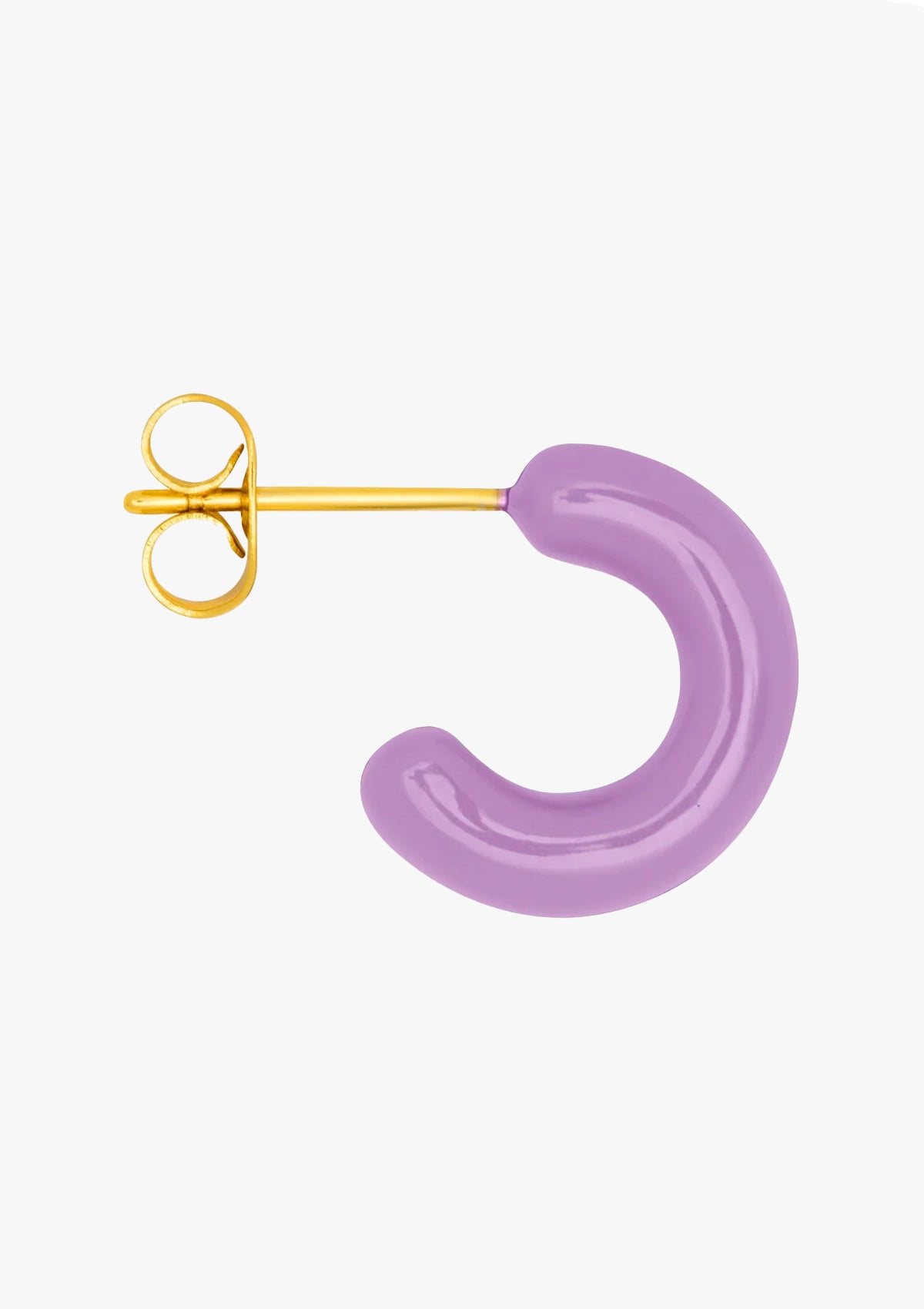 Oorsteker Color Hoop Chunky - paars