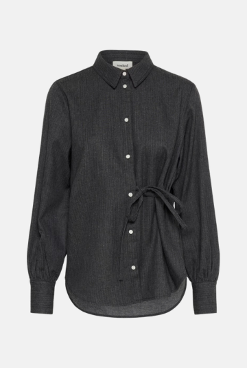 Kesja Helen Shirt - Black Denim Stripes