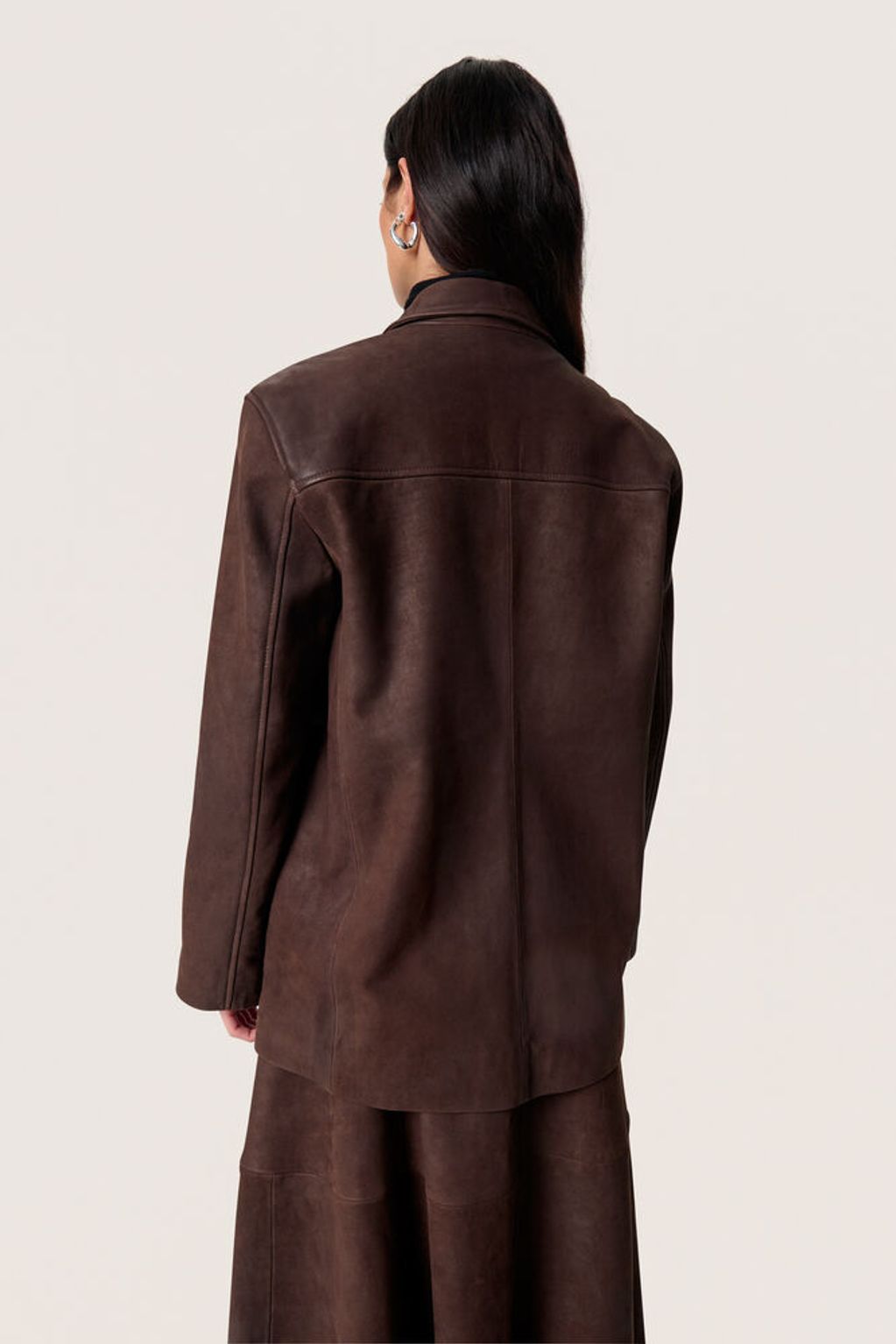 Blazer Parvati Leather - Coffee Bean