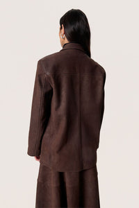 Blazer Parvati Leather - Coffee Bean