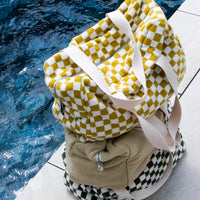 Weekendtas Damier - Spons Oker