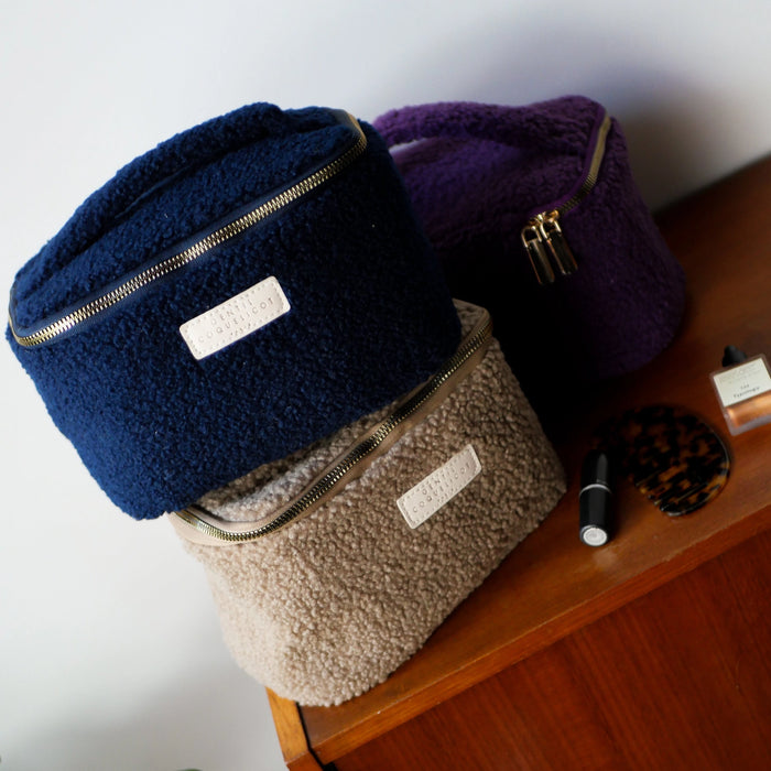 Toilettas - teddy paars