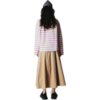 Shirt Joul Wide Sleeve Stripe - white-pink