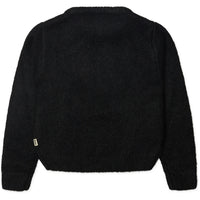 Trui Hua Fluffy Crew - black