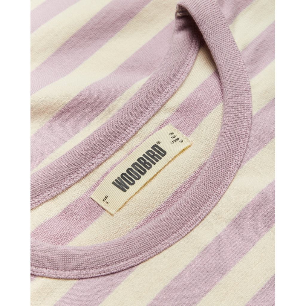 Shirt Joul Wide Sleeve Stripe - white-pink