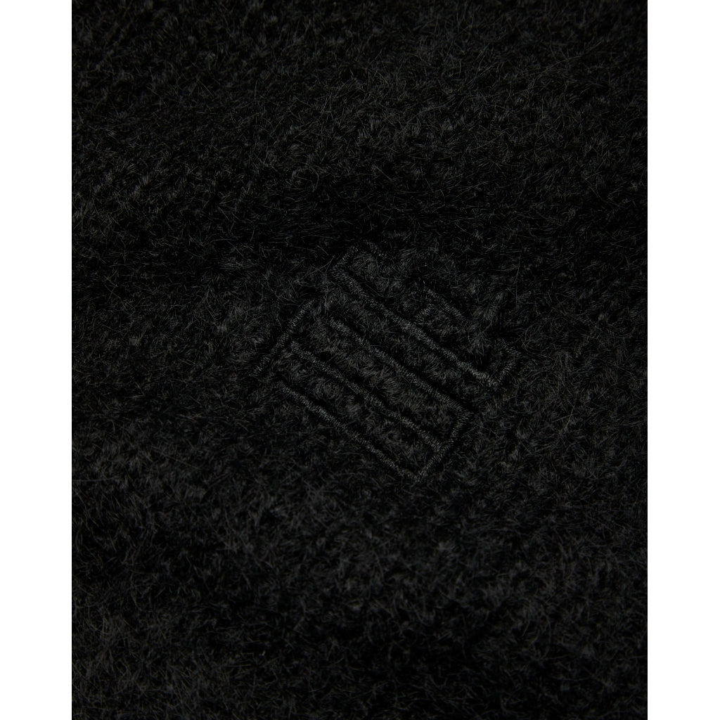 Trui Hua Fluffy Crew - black