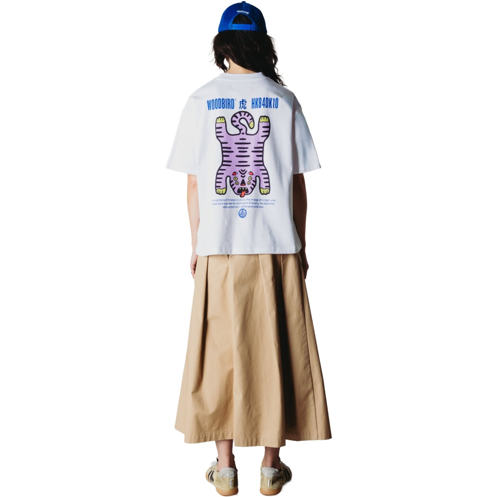 T-Shirt Balo Tiger - white