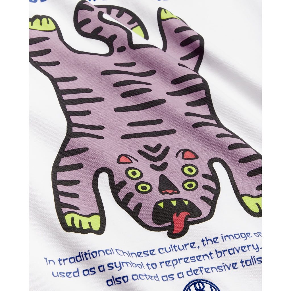 T-Shirt Balo Tiger - white