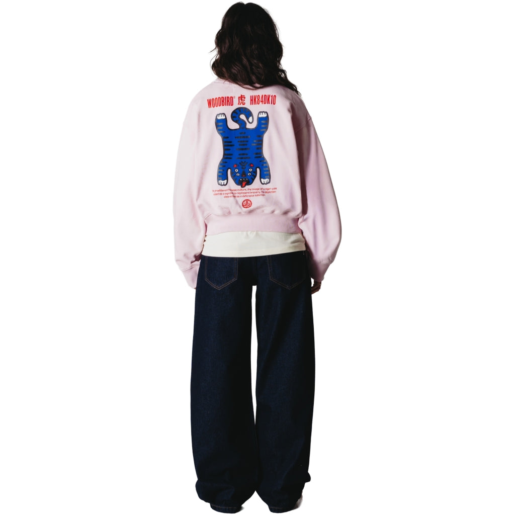 Sweater Franka Tiger Crew - violet
