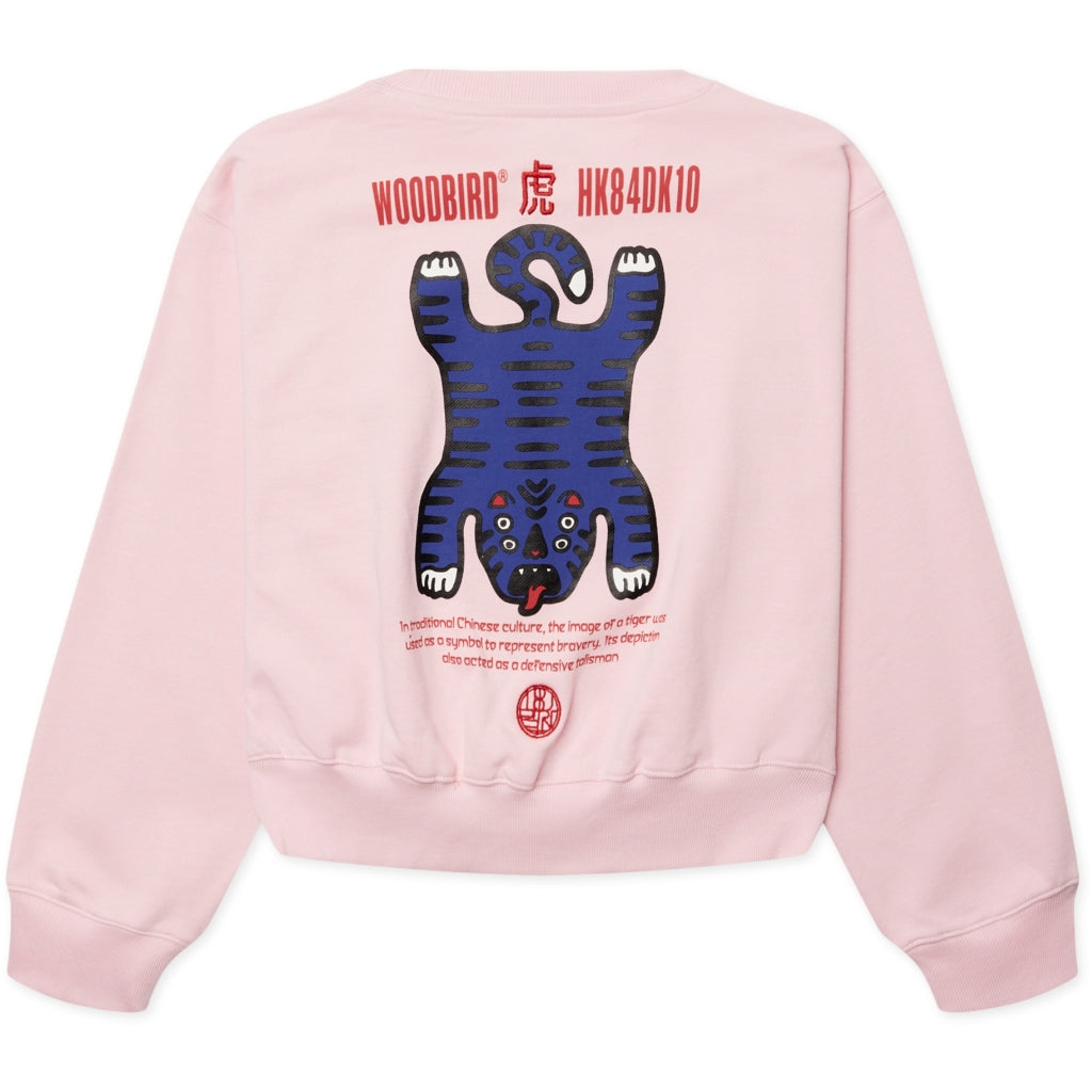 Sweater Franka Tiger Crew - violet