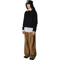 Trui Hua Fluffy Crew - black