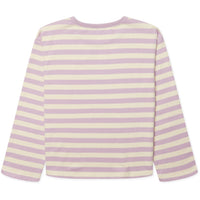 Shirt Joul Wide Sleeve Stripe - white-pink