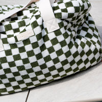 Weekendtas Damier - Spons Khaki
