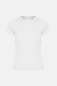 T-shirt Organic Rib SS - optical white
