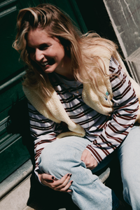 Shirt Striped - lavender frost