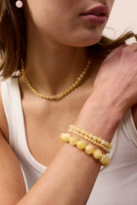 Armband Essential Stretch - yellow jade