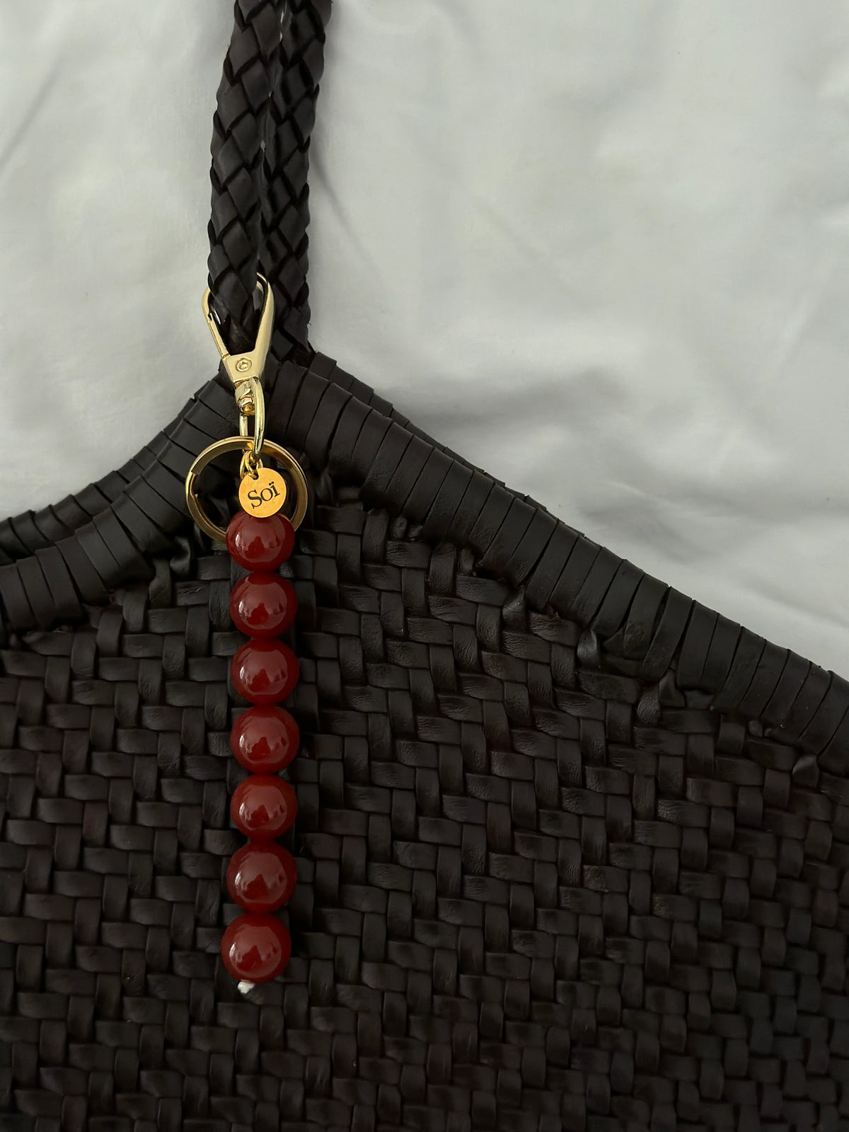Keychain Cali - red jade