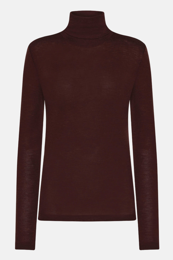 Top Pernilles Turtleneck - Fudge
