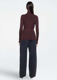 Top Pernilles Turtleneck - Fudge