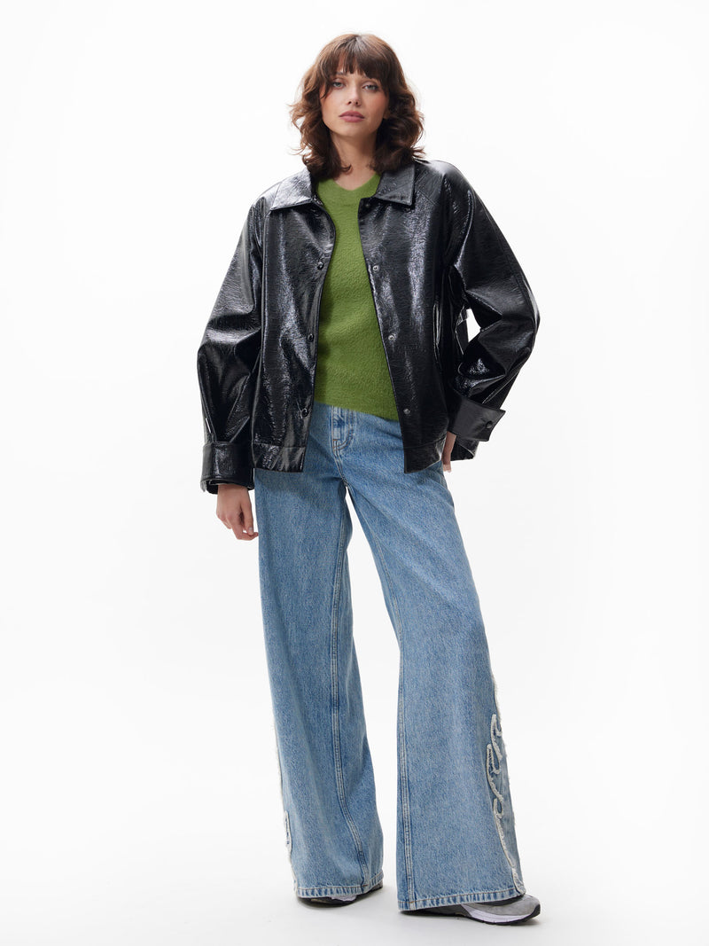 Jas Vegan Leather - black