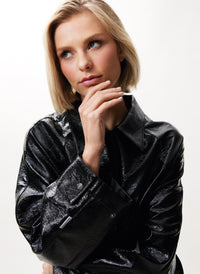 Jas Vegan Leather - black