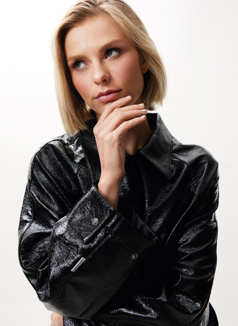 Jas Vegan Leather - black