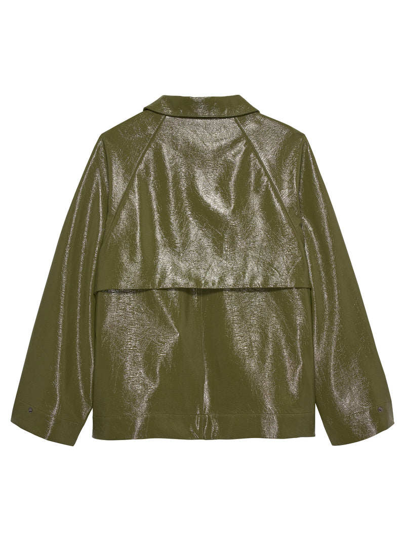 Jas Vegan Leather - olive branch