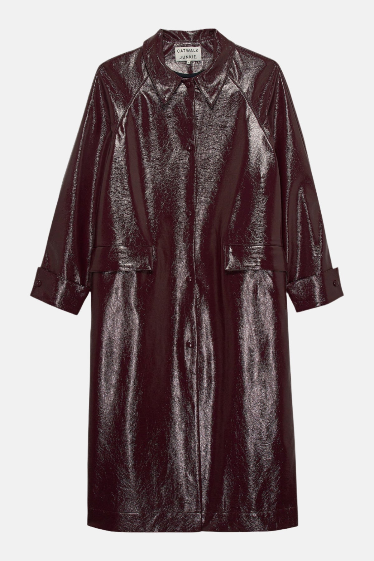 Jas Long Vegan Leather - fudge