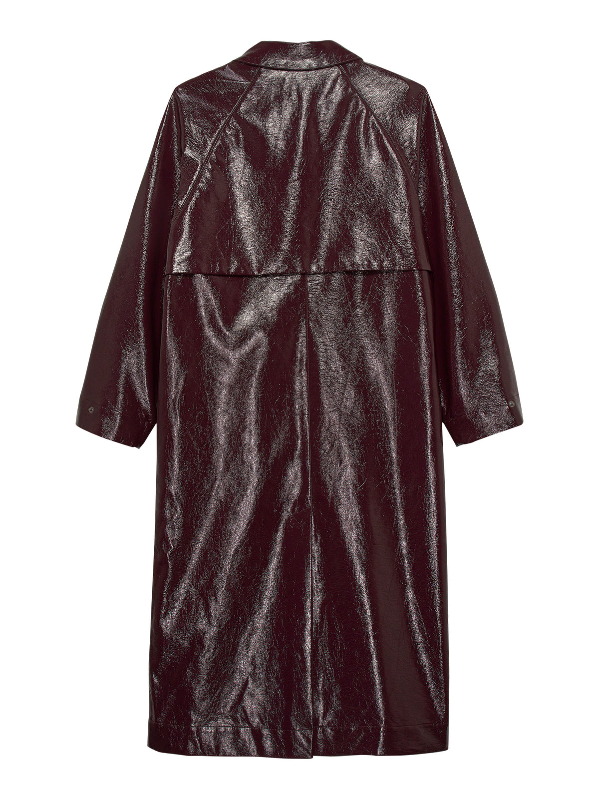 Jas Long Vegan Leather - fudge