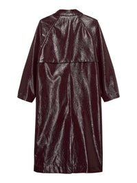 Jas Long Vegan Leather - fudge