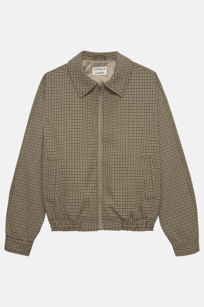Check Bomber - Brown