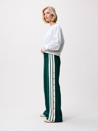 Broek Side Button Trackuit - Pine Forest