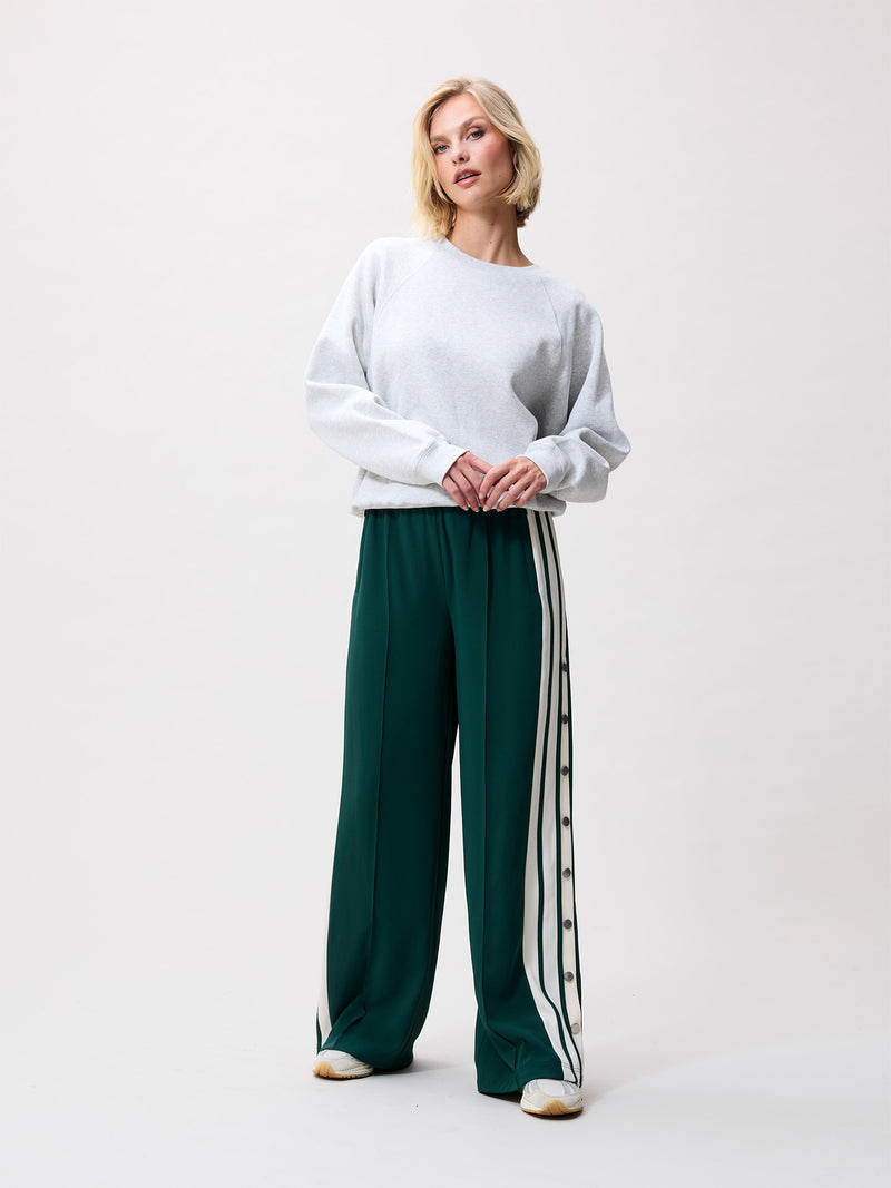 Broek Side Button Trackuit - Pine Forest