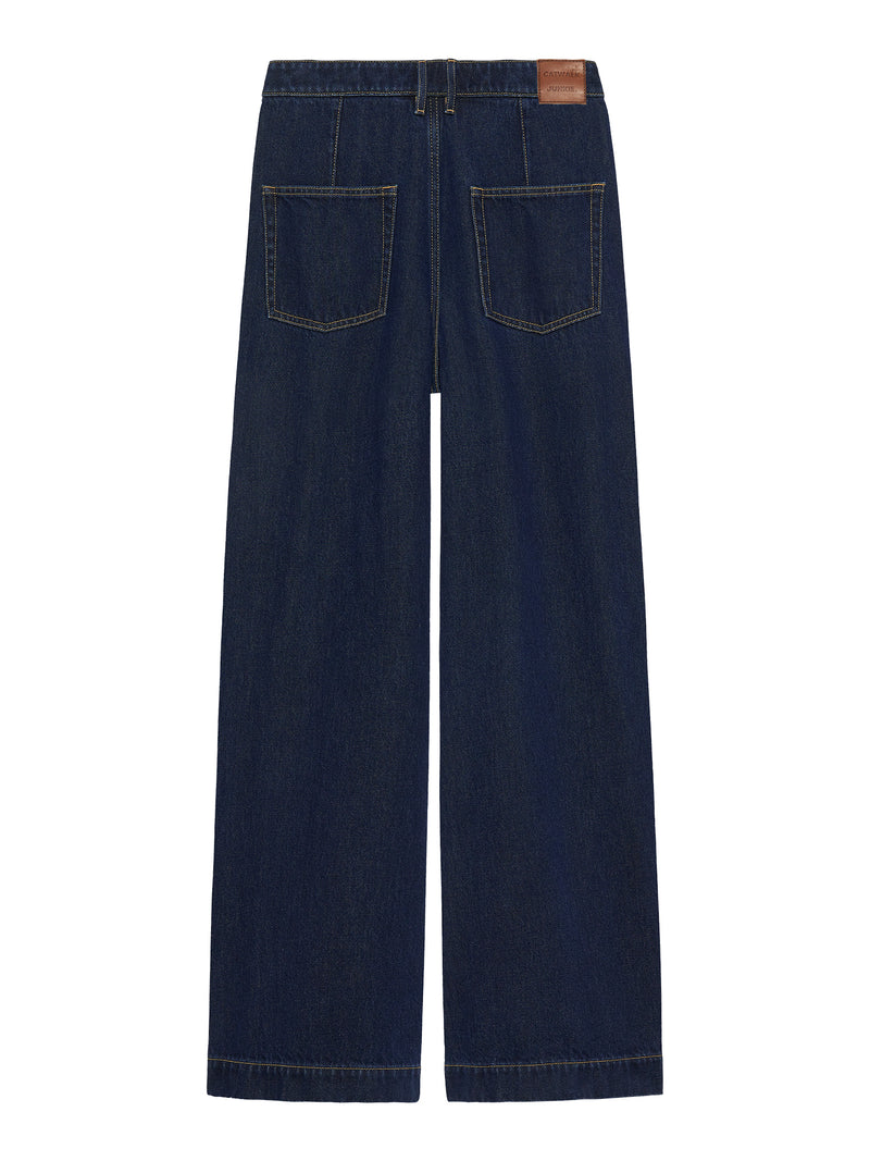 Jeans Wide Leg - Dark Blue