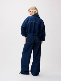 Jeans Wide Leg - Dark Blue